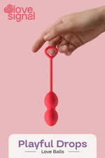 Bile de dragoste din silicon Playful Drops Dream Toys 17,5 cm