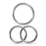Set de 3 inele metalice Crushious Metaleros 3,85 cm
