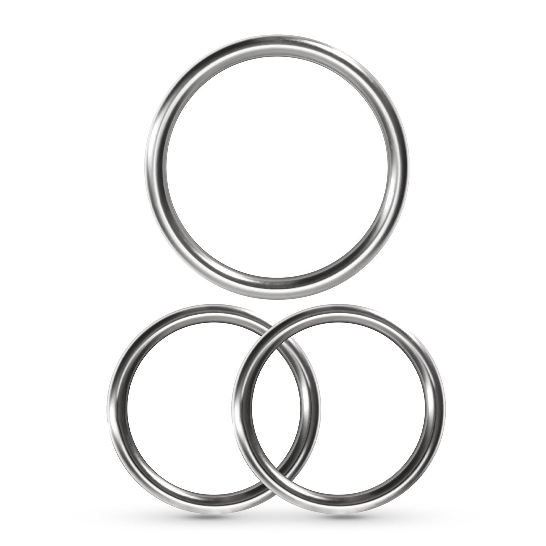 Set de 3 inele metalice Crushious Metaleros 3,85 cm