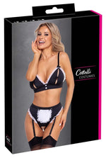 Set de servitoare fără bretele Cottelli Negru XL
