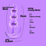 Set anal Crushious Explorer cu dop de 11 cm