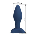 Dop anal din silicon Mr. Play Bulb M, impermeabil