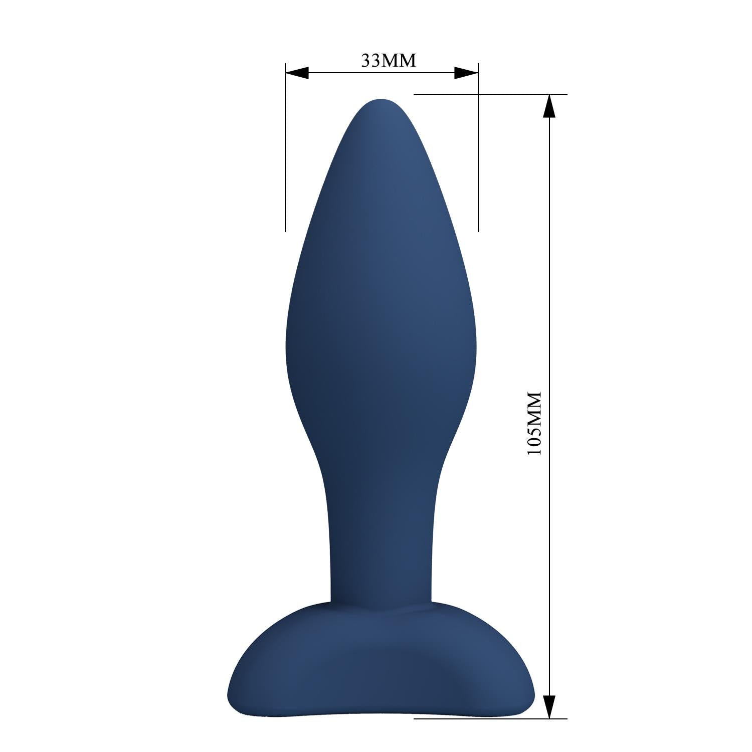Dop anal din silicon Mr. Play Bulb M, impermeabil