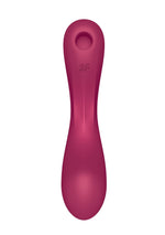 Vibrator Satisfyer Curvy Trinity 1 Roșu cu USB din silicon