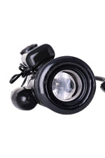 Pompă vibratoare pentru penis A-Toys, transparentă, neagră, 22,8 cm