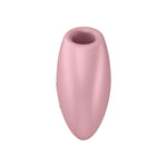 Stimulator Clitoridian Satisfyer Cutie Heart, Silicon Roșu Aprins, USB