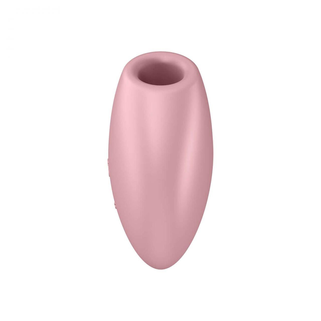 Stimulator Clitoridian Satisfyer Cutie Heart, Silicon Roșu Aprins, USB