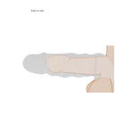 Extensor realist pentru penis RealRock 22 cm