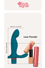 Masaj de prostată USB din silicon Love Thunder Dream Toys 15 cm