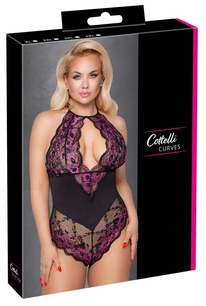Body din dantelă Cottelli CURVES 2XL