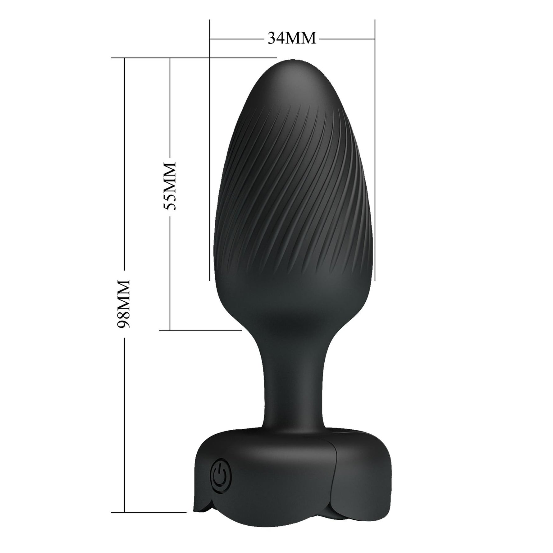 Plug anal vibrant cu LED din silicon Pretty Love Osborn