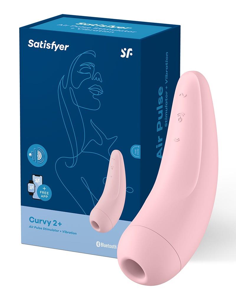 Vibrator - Curvy 2+ Stimulator cu puls de aer + vibrații