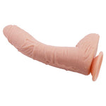 Dildo cu ventoasă Baile Beautiful Alex, culoarea pielii, 28 cm