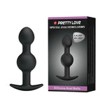 Dop anal din silicon Pretty Love Heavy Balls 10,4 cm
