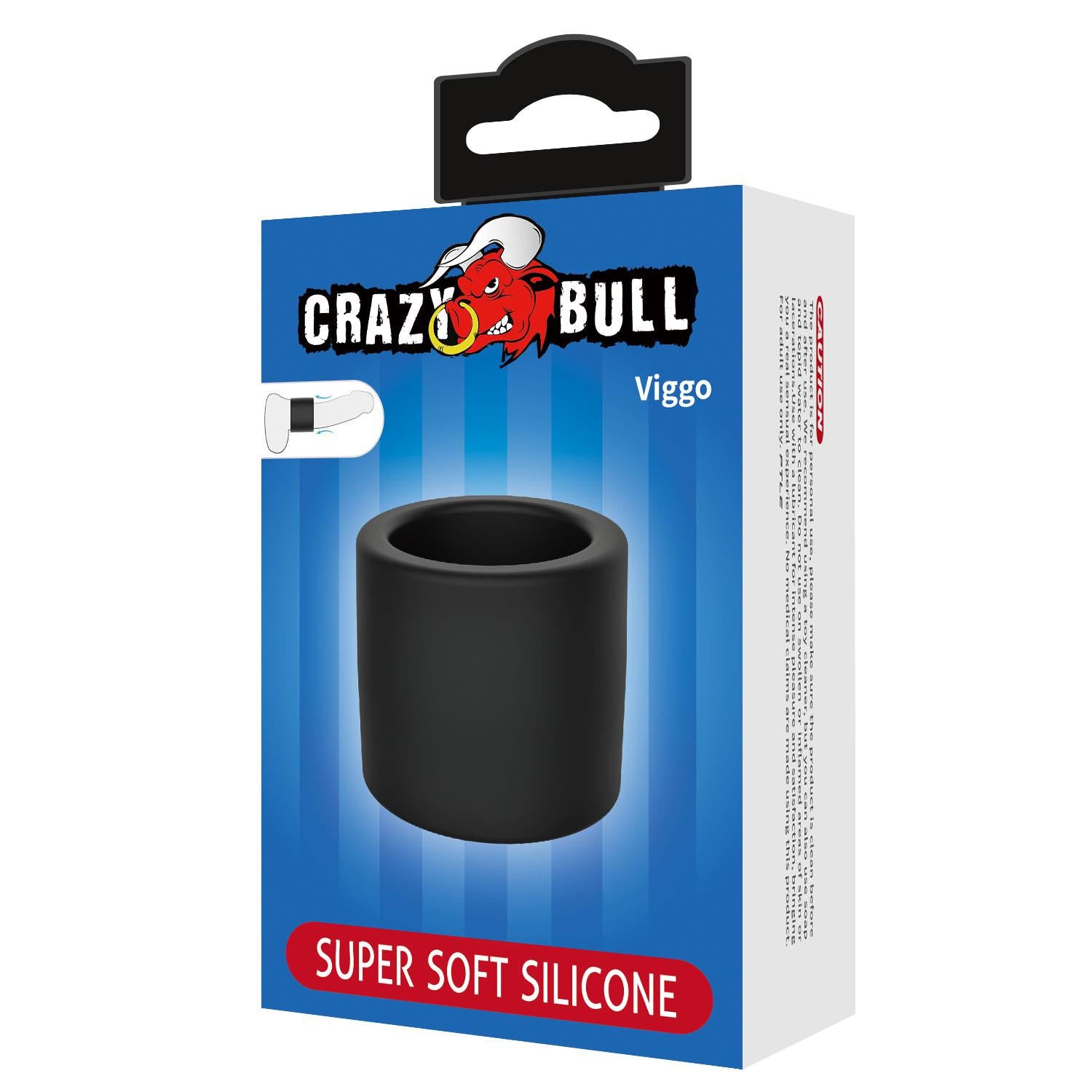 Inel pentru penis Crazy Bull Viggo, super moale, din silicon, impermeabil