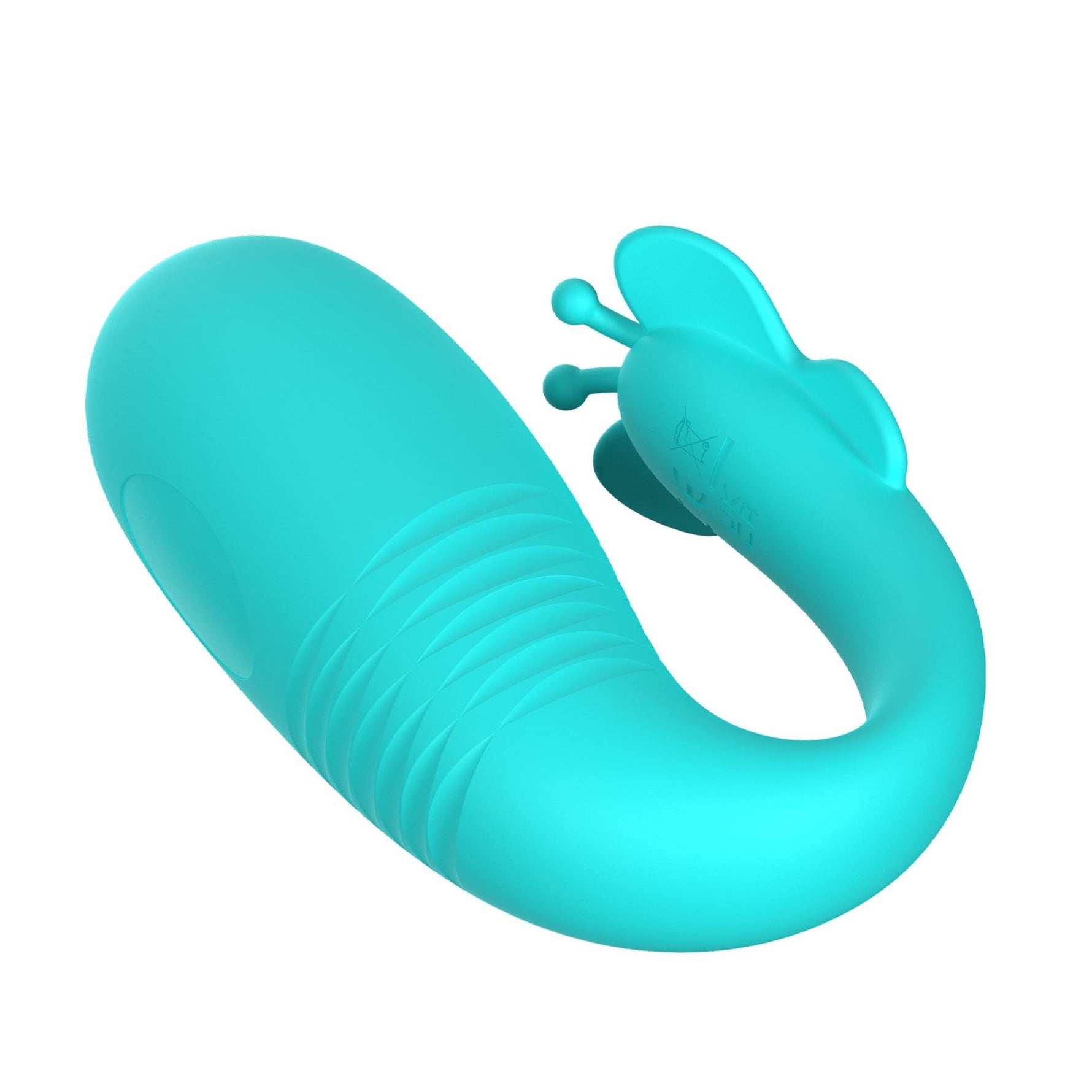 Vibrator Pretty Love Remi din silicon cu formă de ou glisant și aplicație