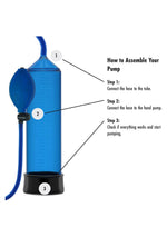 Pompă de penis Starter Fusion X Blue Hidden Desire