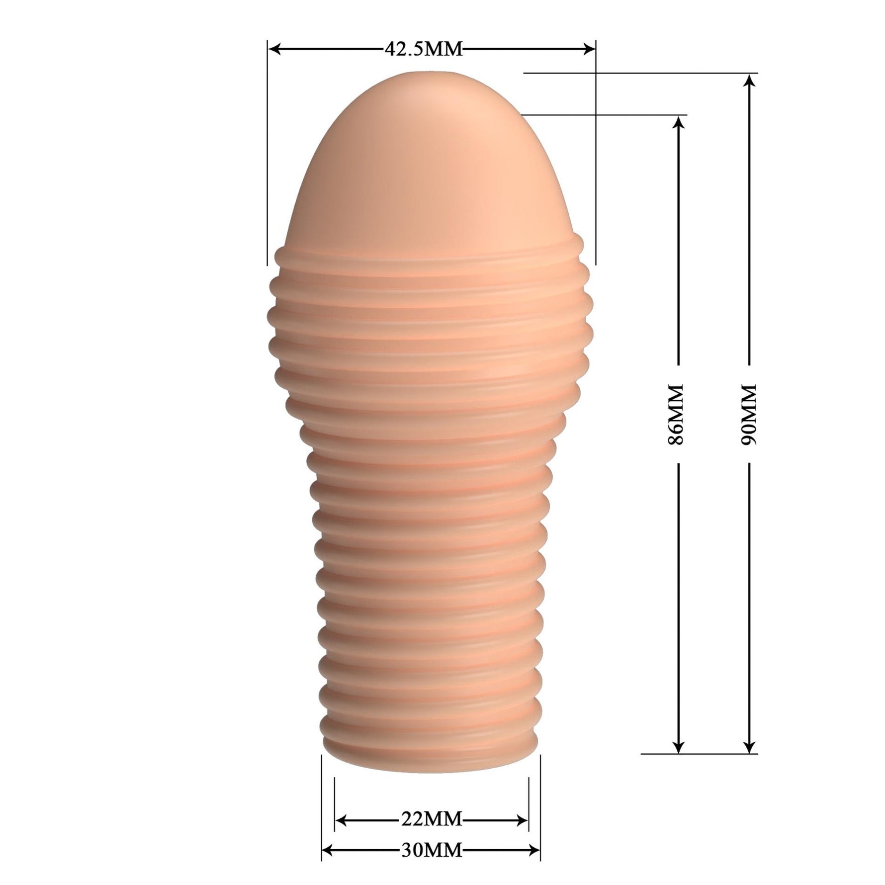 Pretty Love Hoytt Extensor de penis, culoare carne