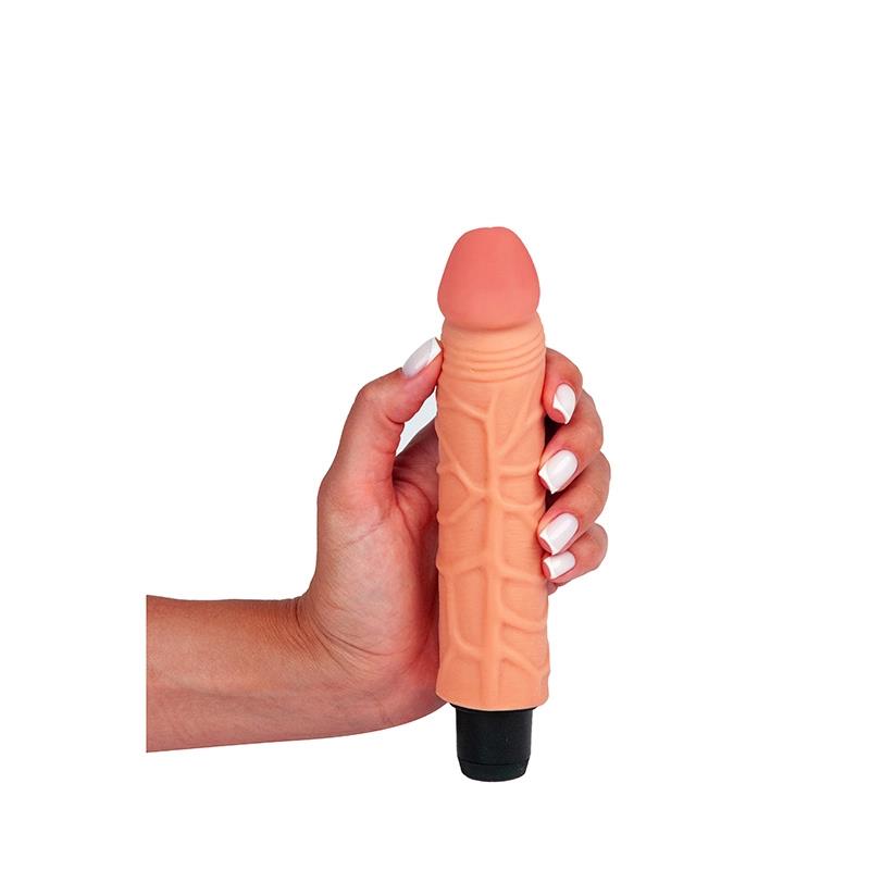 Vibrator moale The Real Deal Fantasy TPE 19 cm AAA