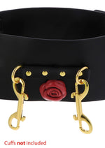 Curea de bondage Taboom Wild Roses neagră