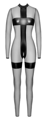 Body transparent fără bretele Noir S