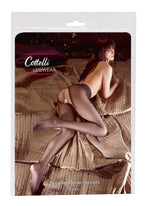 Colanți Cottelli LEGWEAR cu deschidere între picioare, negri, 20 DEN