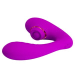 Stimulator clitoridian USB pulsatoriu din silicon Pretty Love Naty