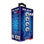 Dop anal din silicon Mr. Play cu 4 bile metalice