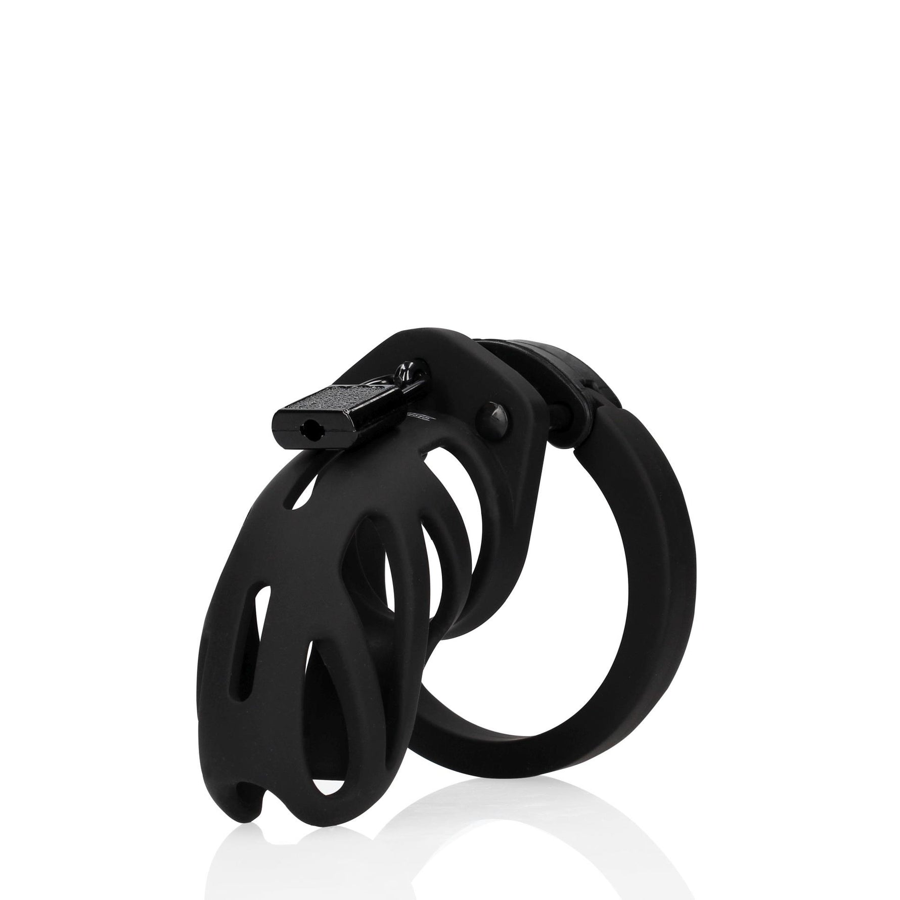 Centură de castitate ManCage Model 24 Neagră 9 cm