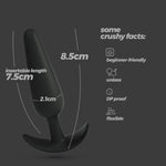 Dop anal din silicon mic Tic Crushious 8,5 cm
