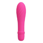 Vibrator Pretty Love Solomon din silicon cu 10 funcții, baterii AAA, 12,3 cm