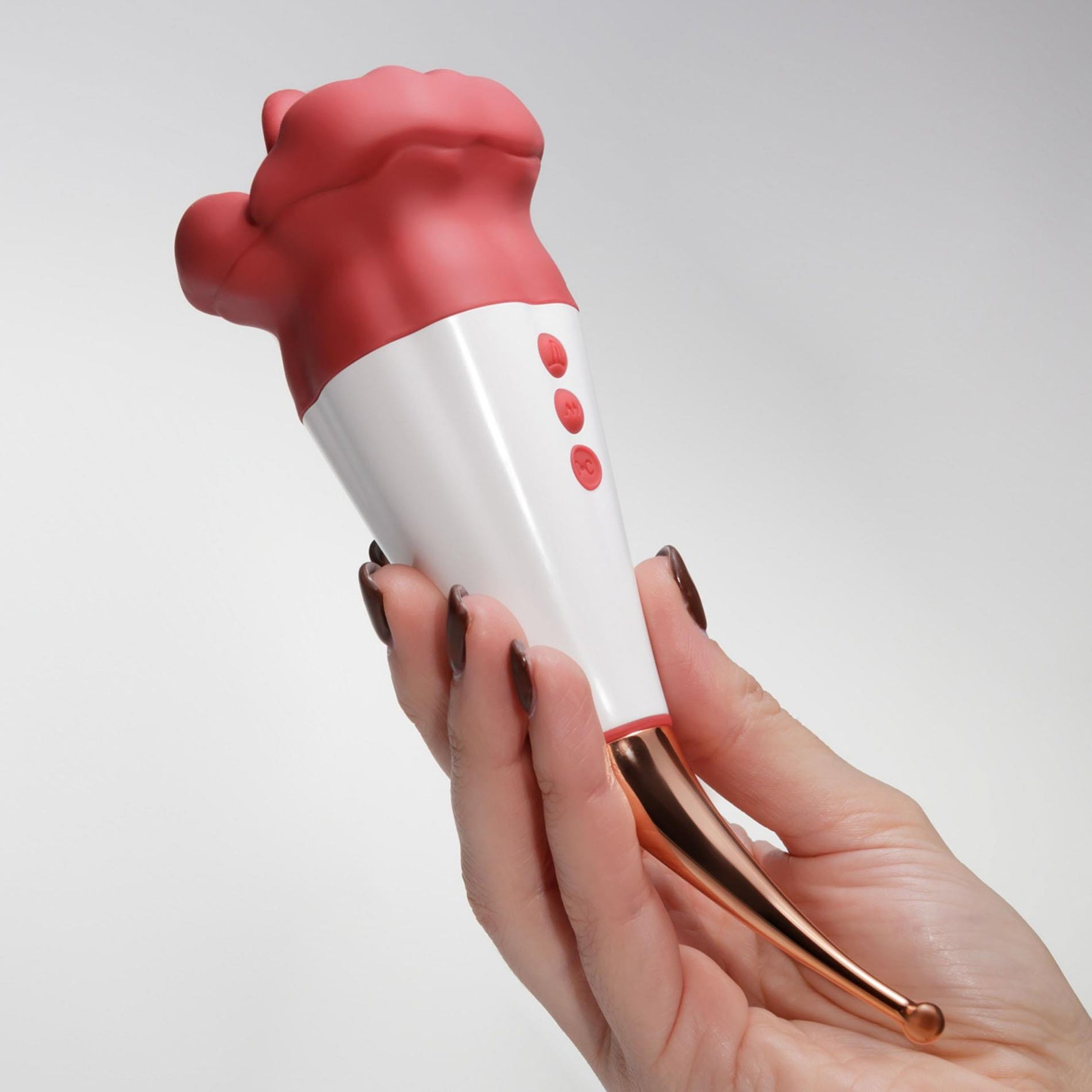 Stimulator dublu din silicon Crushious Jagger 19,5 cm