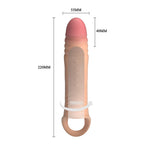 Manșon vibrant realist pentru penis Pretty Love 22 cm