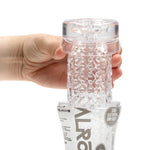Masturbator texturat Easy Rider RealRock transparent 21 cm