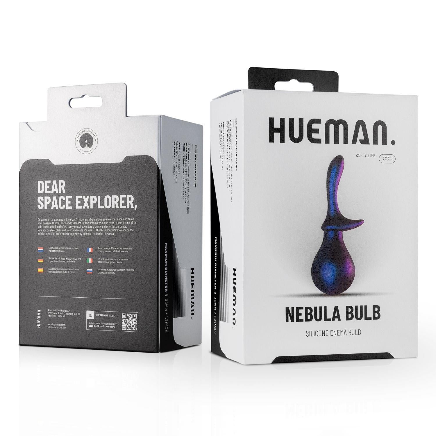 Hueman Nebula anal silicon pară violet 25 cm
