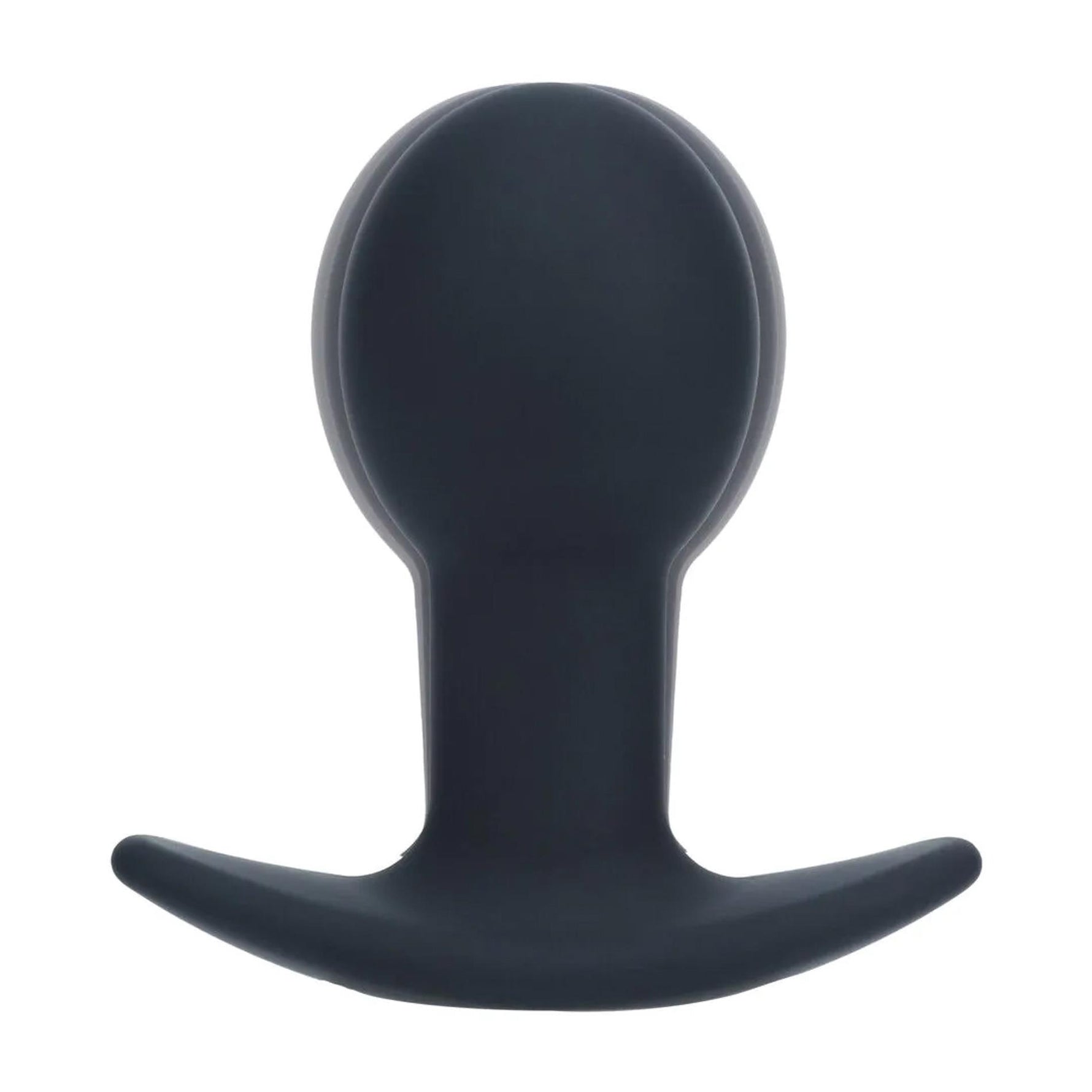Plug anal vibrant din silicon Levelz cu un singur bec, negru, 9 cm