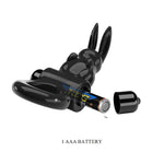 Inel Pretty Love Exciting Negru cu 10 Funcții