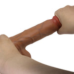 Dildo curbat realist Baile cu ventuză 21,8 cm