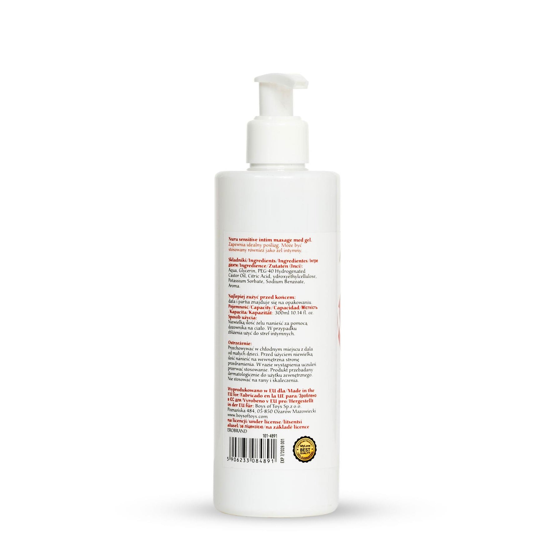 Gel de masaj MyLove Nuru Nuru Mango Nuru 300 ml