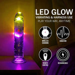 Vibrator realist RealRock transparent 20 cm