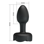 Plug anal vibrant cu LED din silicon Pretty Love Olman, 10 vibrații
