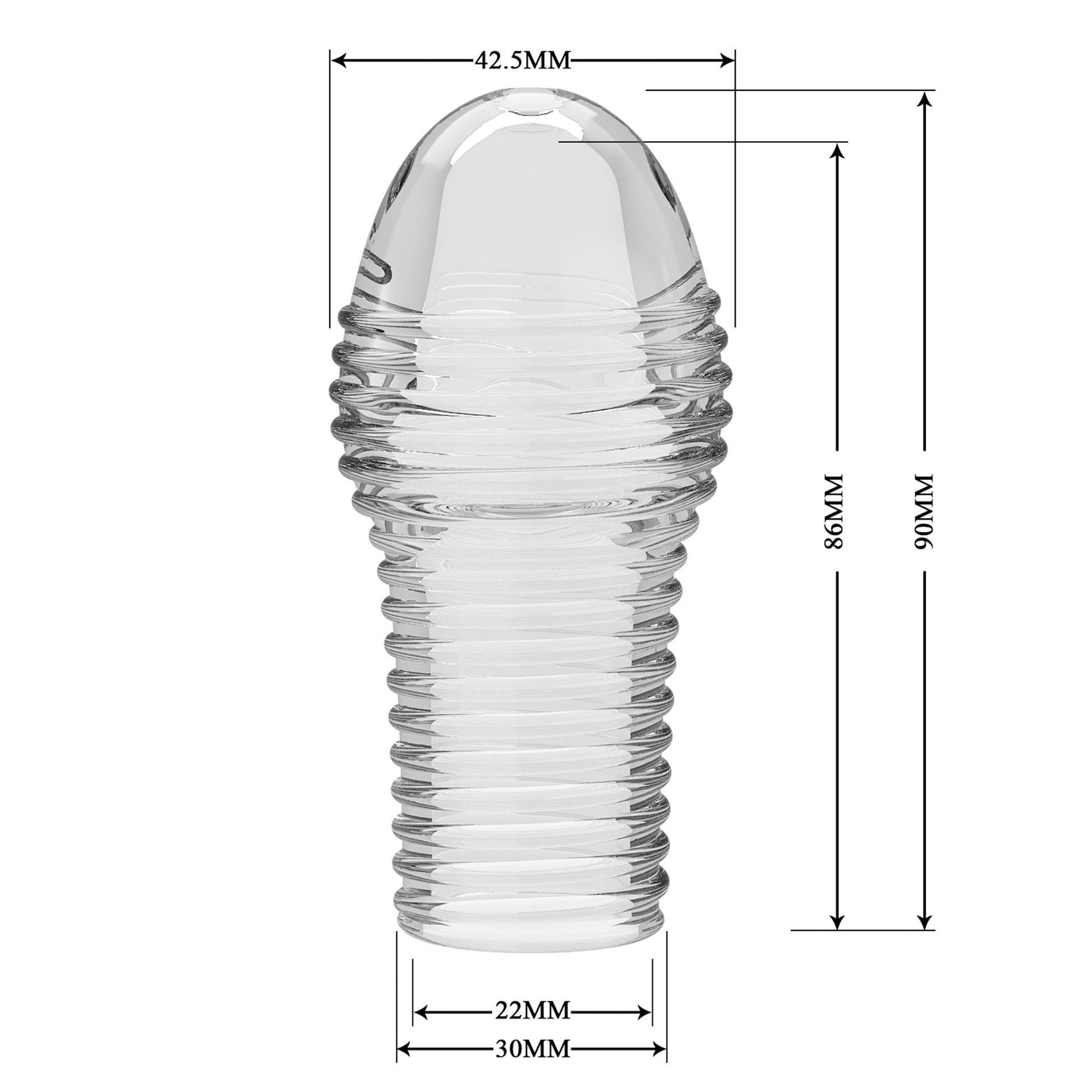 Pretty Love Hoytt Extensor de penis transparent