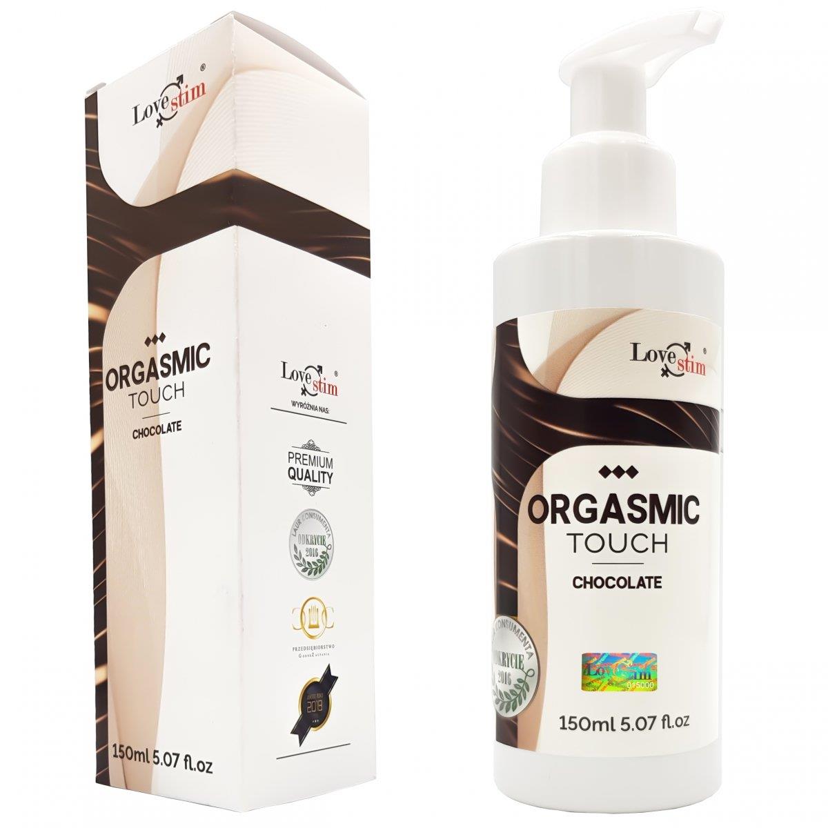 Ulei de masaj cu ciocolată LoveStim Orgasmic Touch 150 ml