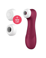 Stimulator clitoridian USB Satisfyer Pro 2 Liquid Air Burgundy