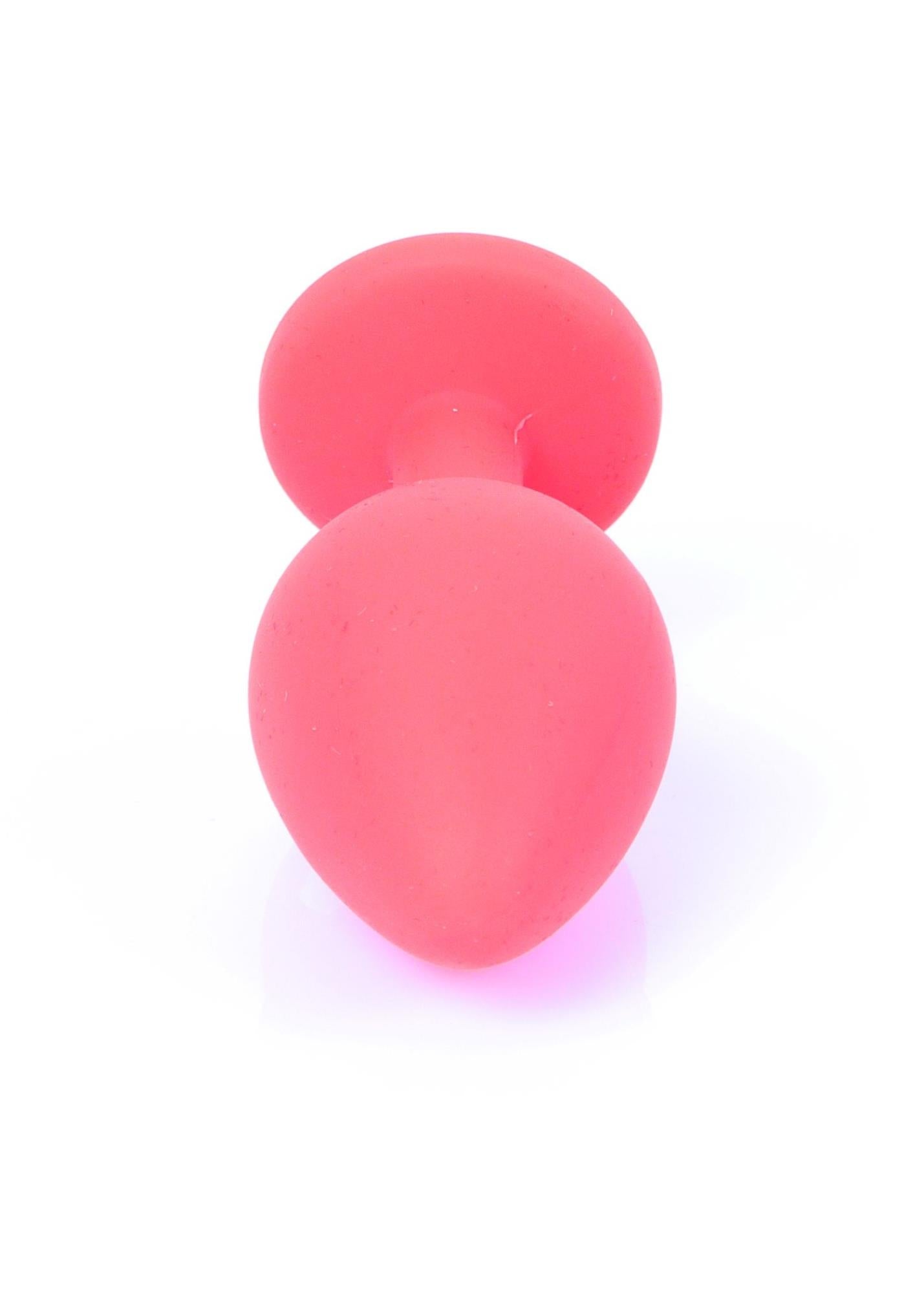 Bijuterii anale din silicon MyLove Toys, roșii, medii, 8 cm