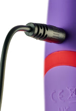 Vibrator USB din silicon cu două tonuri Dream Toys 19 cm