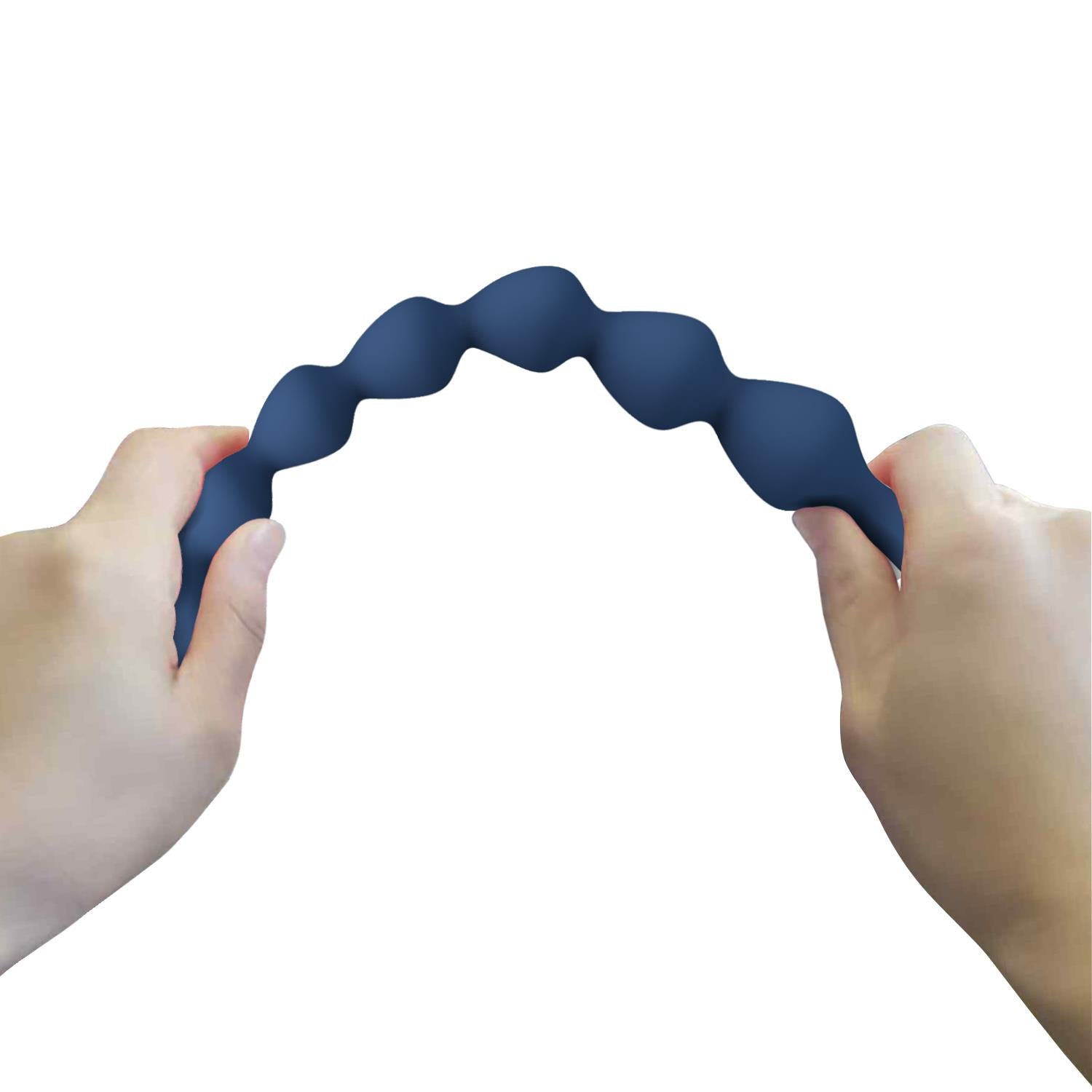Mr. Play Perle Anale din Silicon Mari, Impermeabile, 27 cm