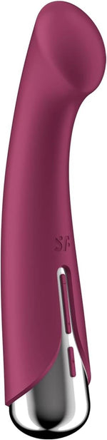 Vibrator rotativ pentru punctul G Satisfyer Spinning 1, roșu