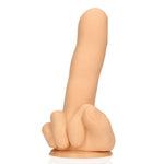 Dildo distractiv din silicon S-Line Up Yours, culoarea pielii