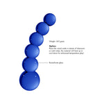 Dildo din sticlă Planets Chrystalino 18,5 cm